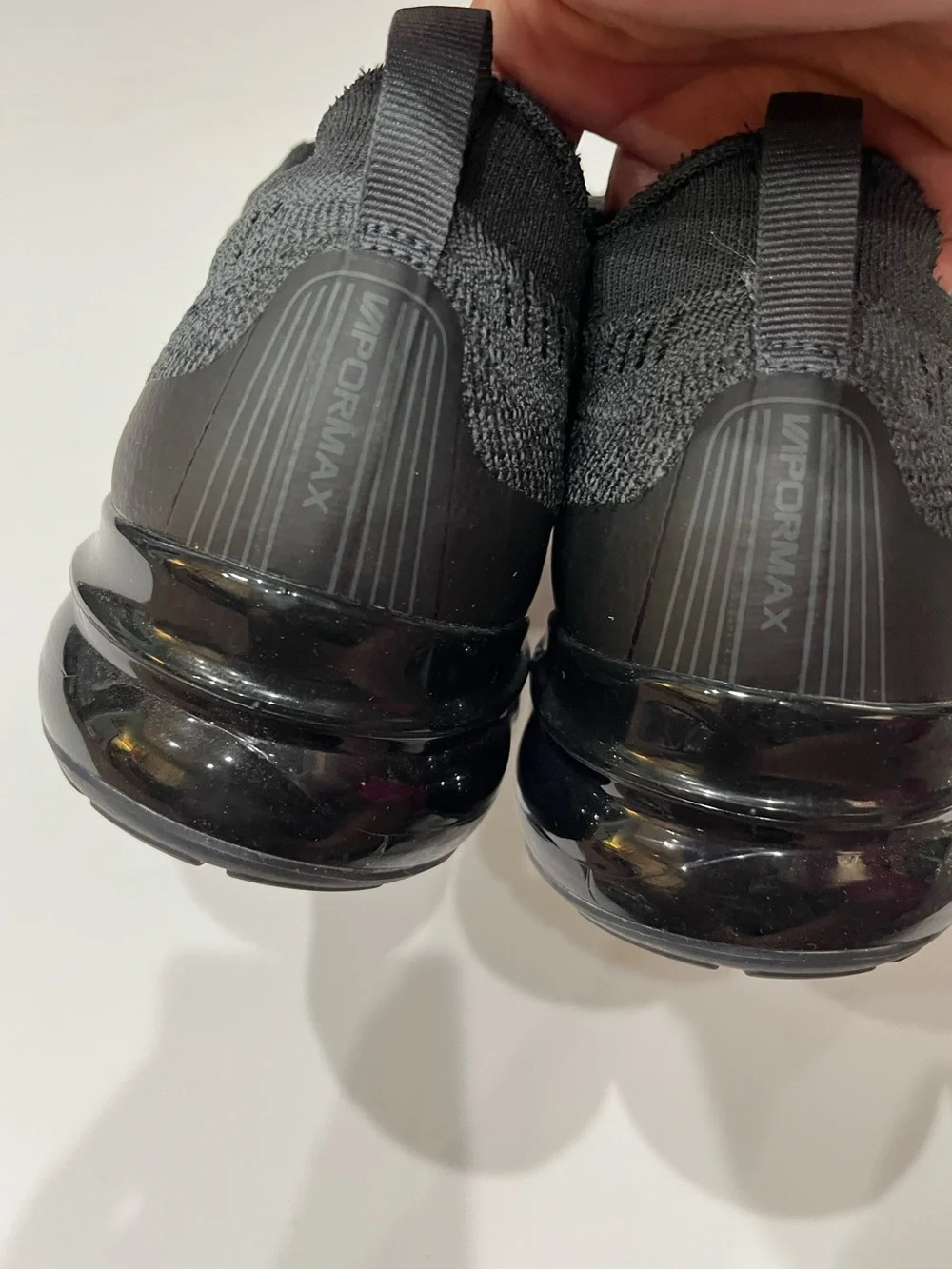 Nike Air VaporMax Flyknit Black Anthracite Running‎ Shoes Sneakers Sz. 11